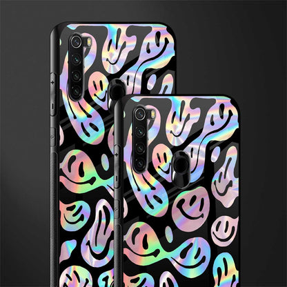 acid smiles chromatic edition glass case for redmi note 8 image-2