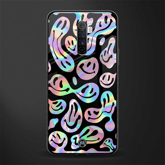 acid smiles chromatic edition glass case for realme x2 pro image