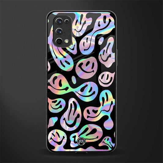 acid smiles chromatic edition glass case for realme 7 pro image