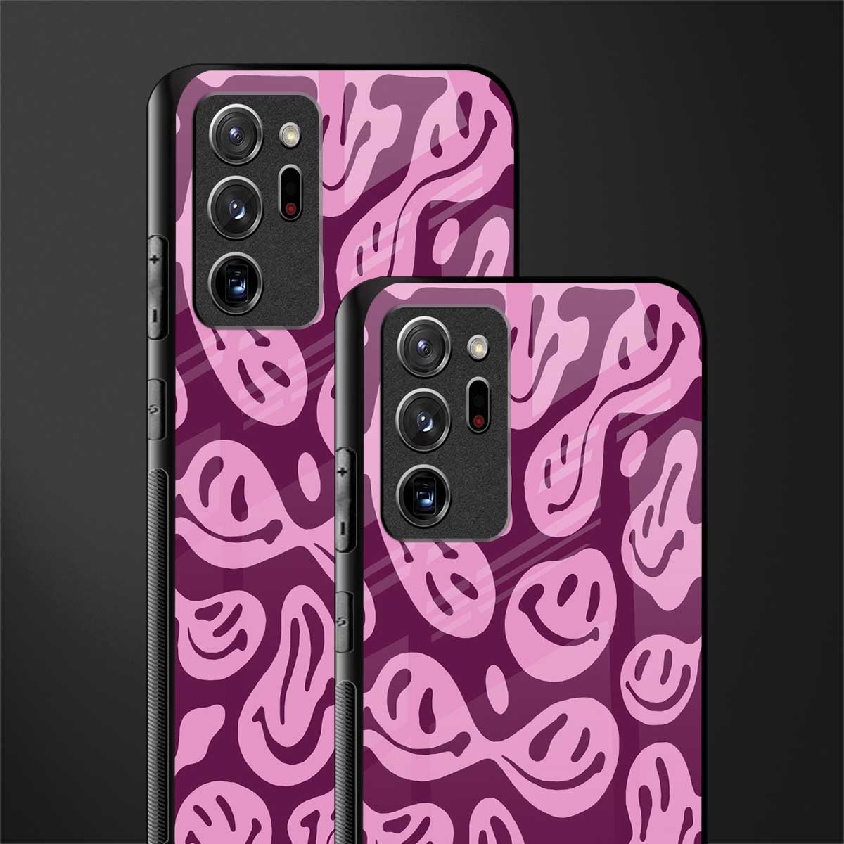 acid smiles grape edition glass case for samsung galaxy note 20 ultra 5g image-2