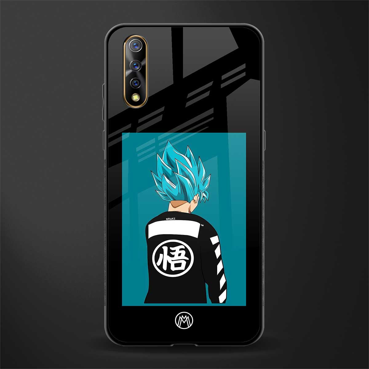 aesthetic goku glass case for vivo s1 image