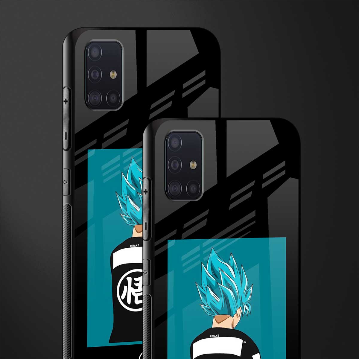 aesthetic goku glass case for samsung galaxy a71 image-2