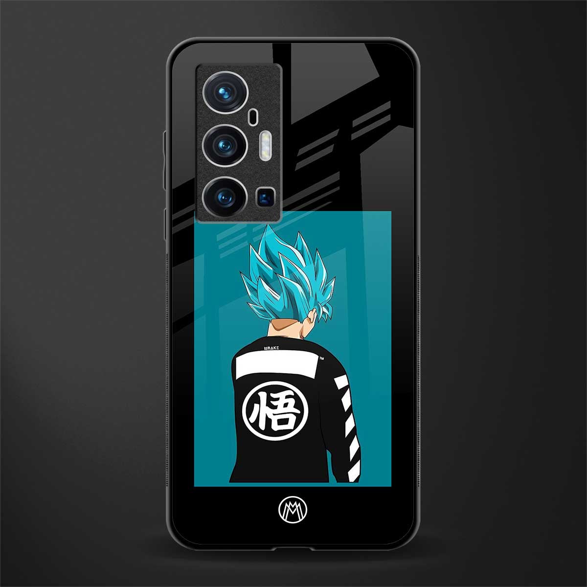 aesthetic goku glass case for vivo x70 pro plus image