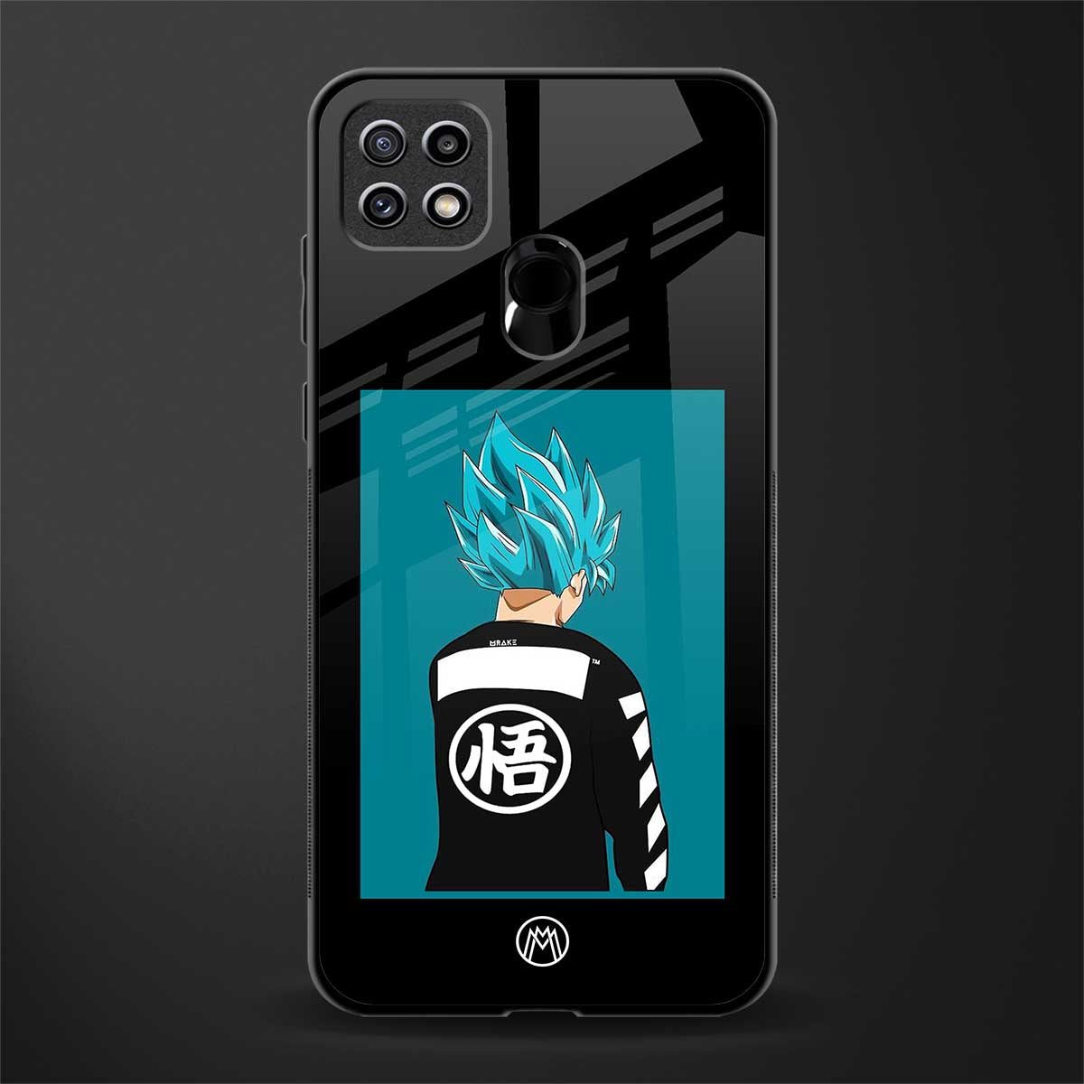aesthetic goku glass case for oppo a15 image