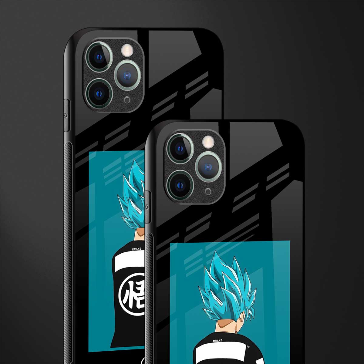 aesthetic goku glass case for iphone 11 pro image-2