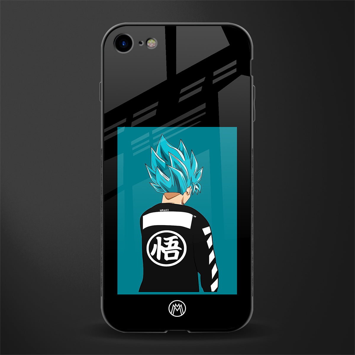 aesthetic goku glass case for iphone 8 image