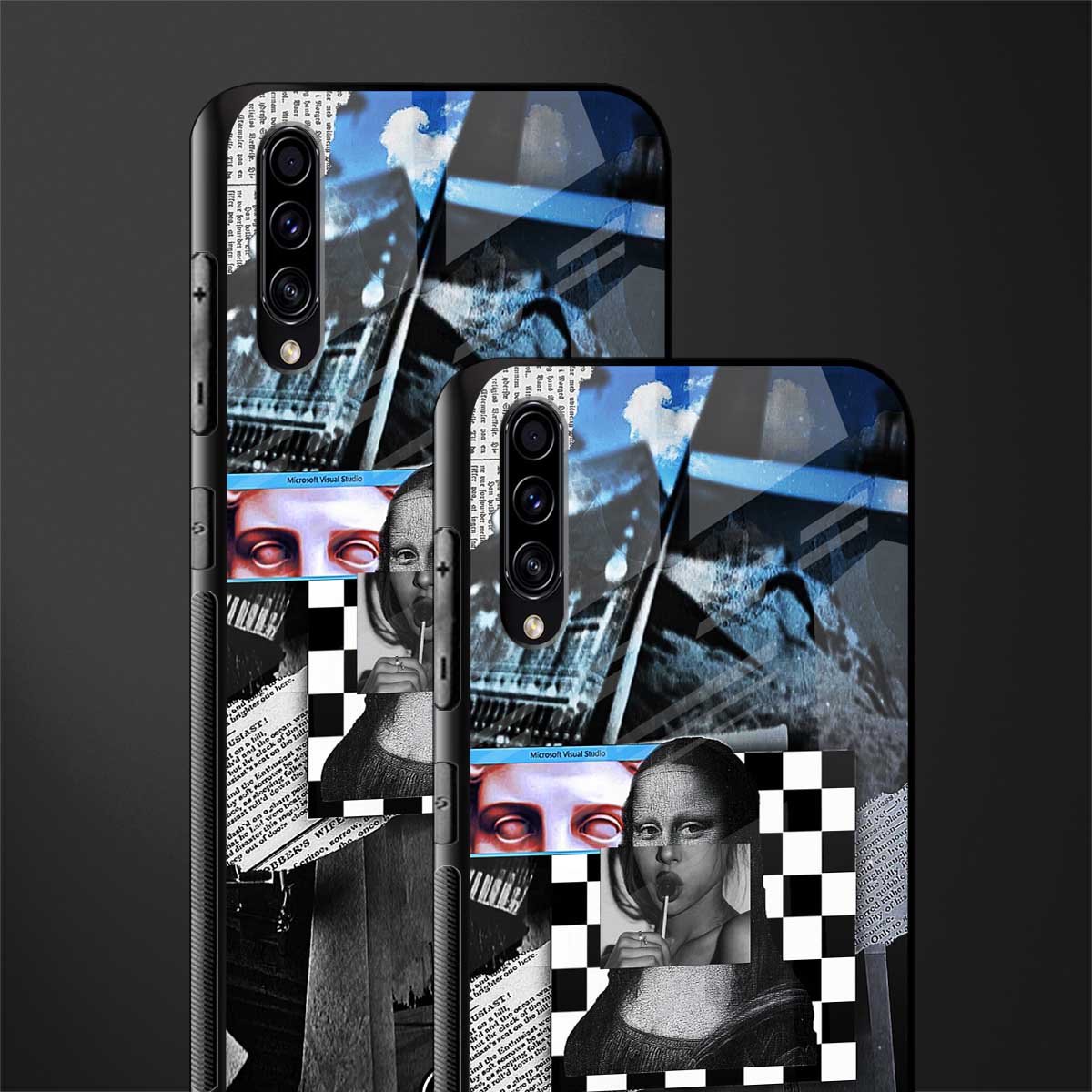 aesthetic mona lisa art for samsung galaxy a70s image-2