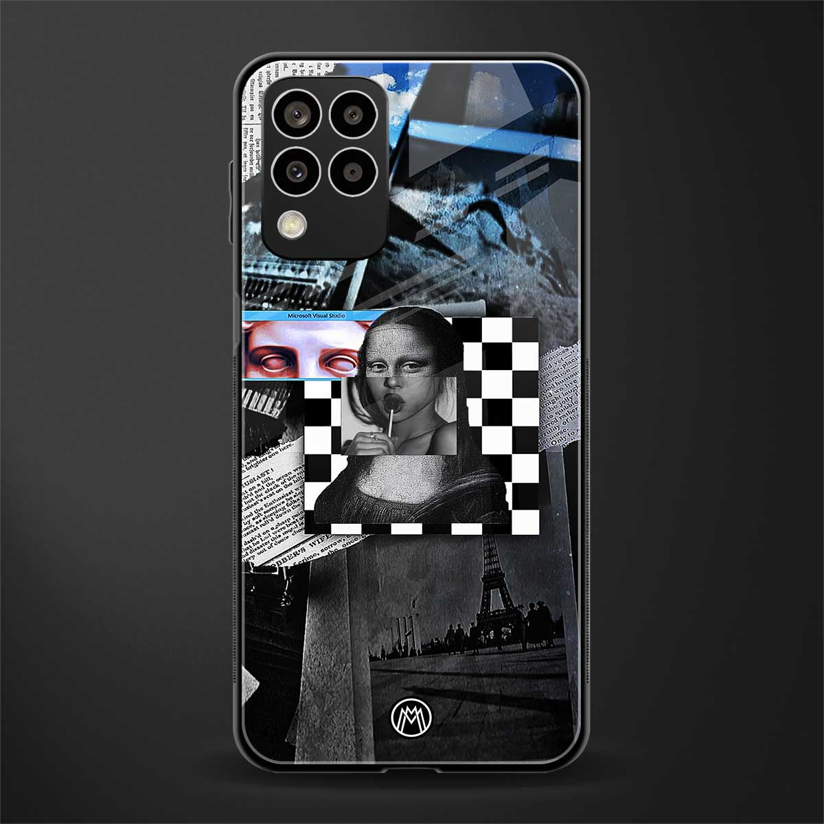 aesthetic mona lisa art back phone cover | glass case for samsung galaxy m33 5g