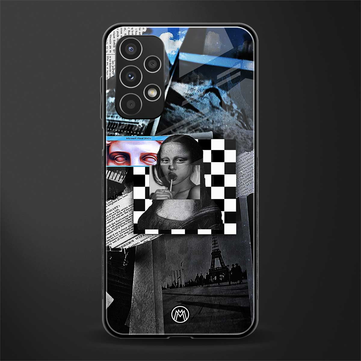 aesthetic mona lisa art back phone cover | glass case for samsung galaxy a13 4g