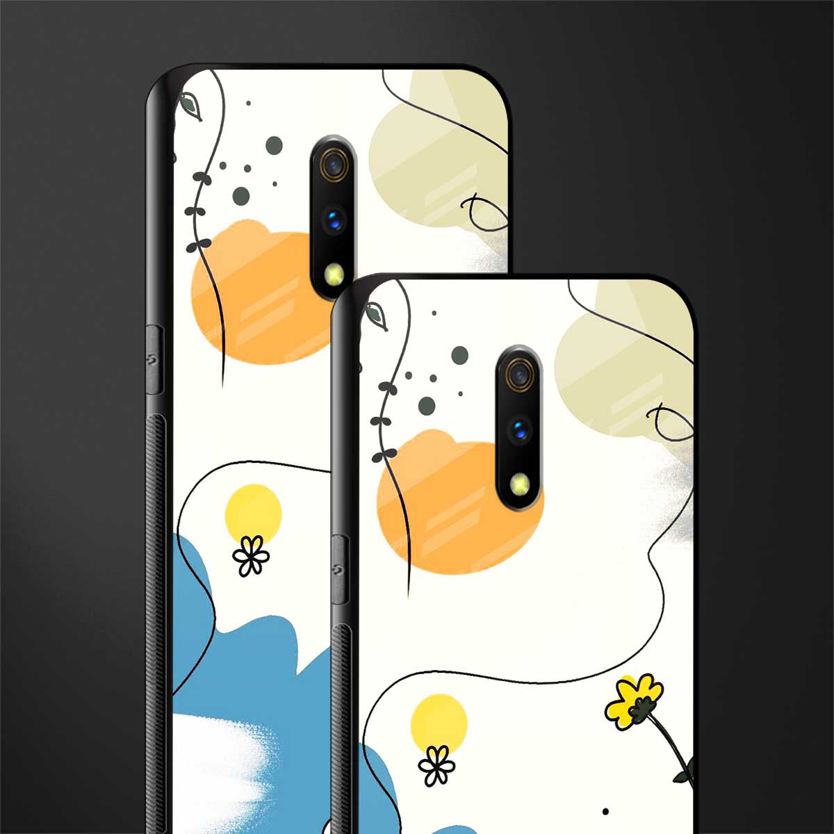 aesthetic pastel forest glass case for oppo k3 image-2