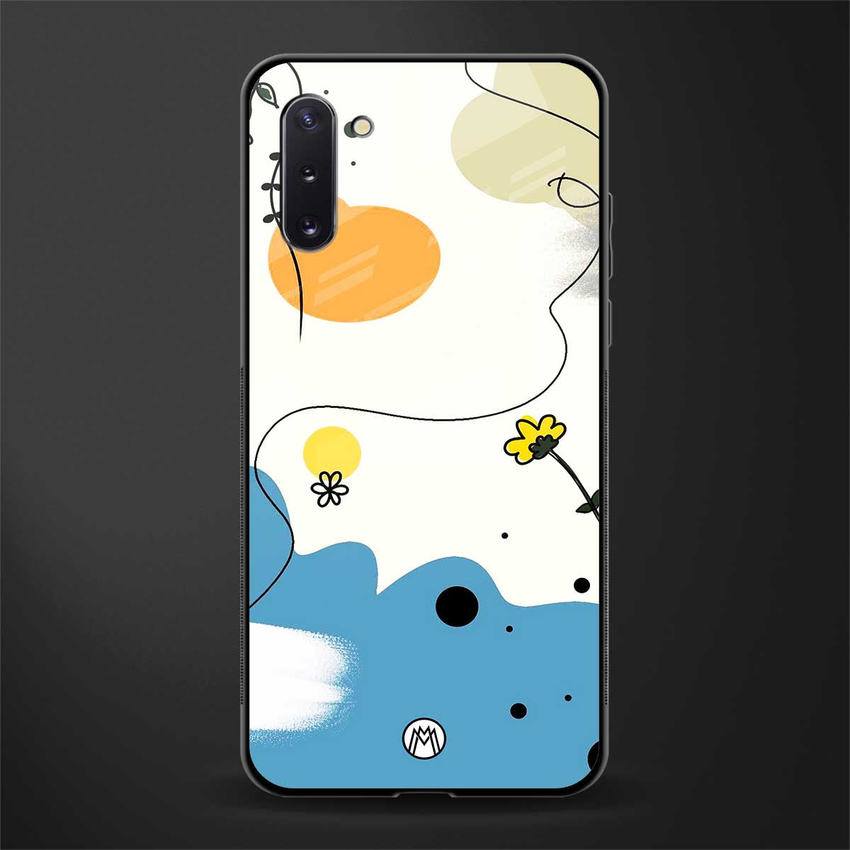 aesthetic pastel forest glass case for samsung galaxy note 10 image