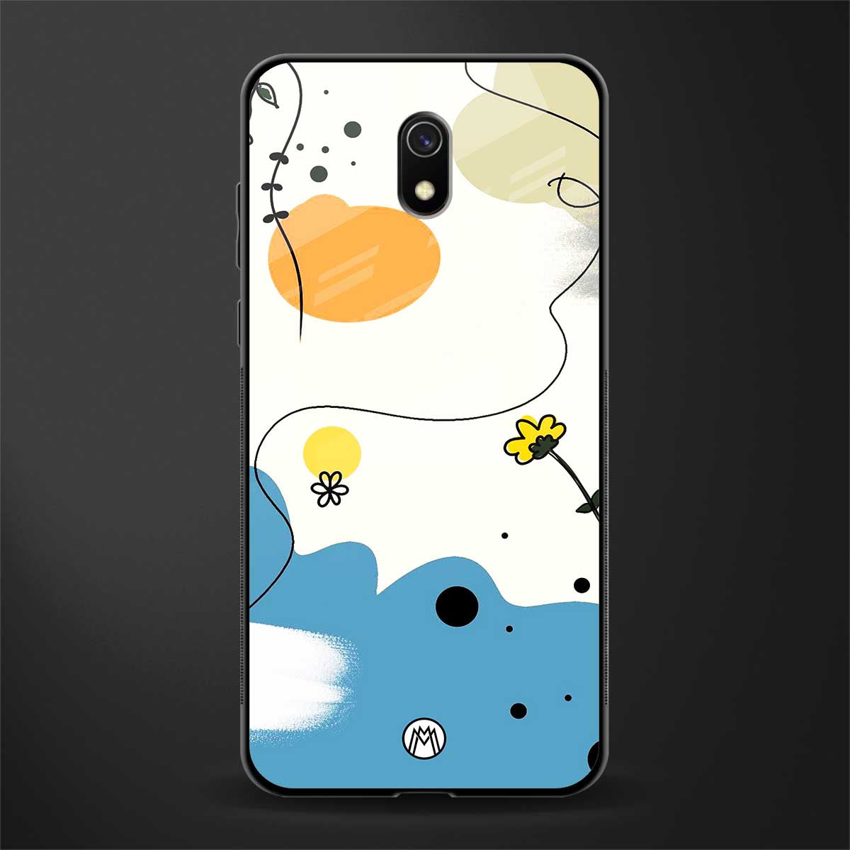 aesthetic pastel forest glass case for redmi 8a image