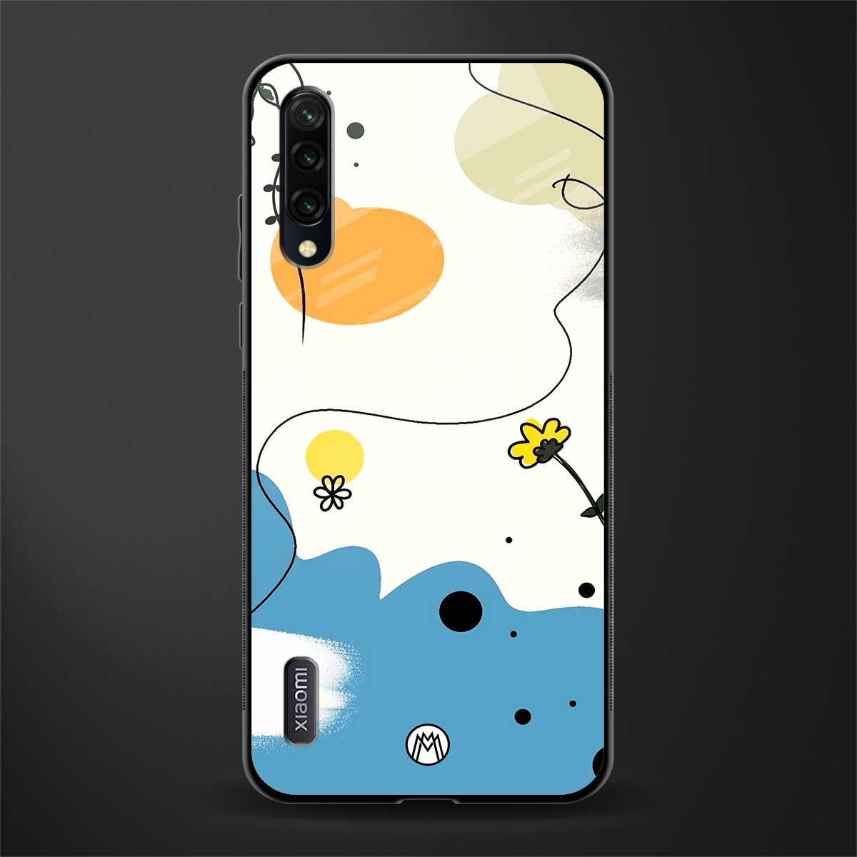 aesthetic pastel forest glass case for mi a3 redmi a3 image