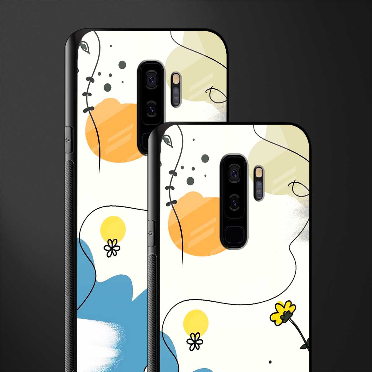 aesthetic pastel forest glass case for samsung galaxy s9 plus image-2