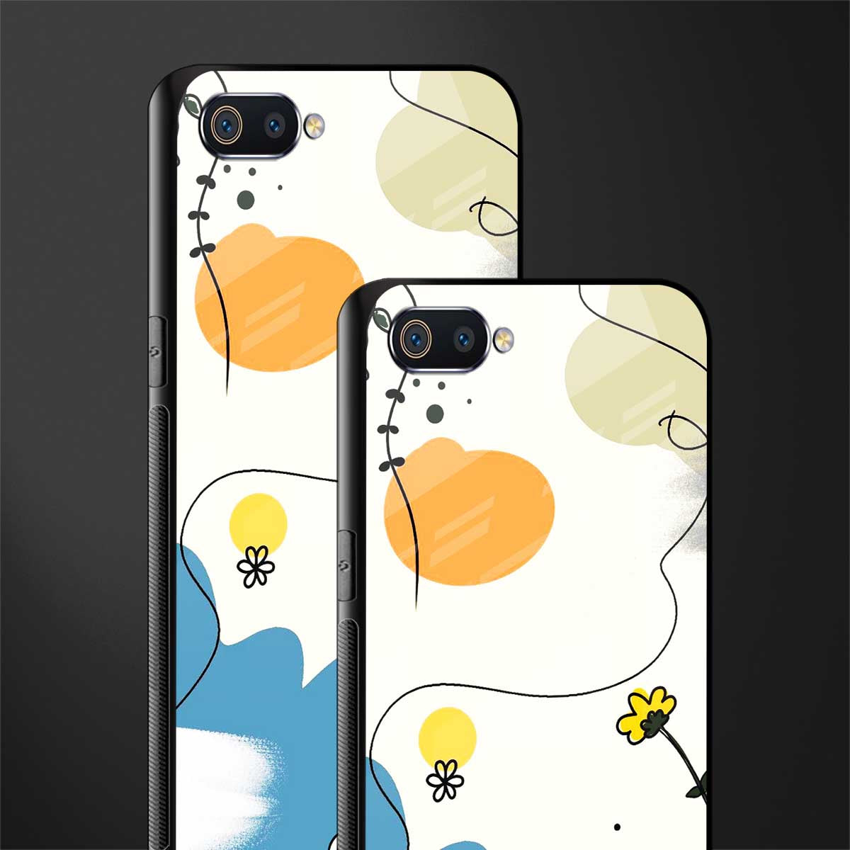 aesthetic pastel forest glass case for oppo a1k image-2