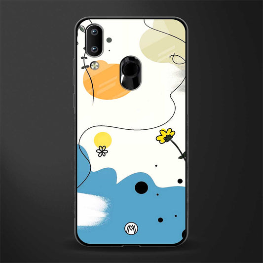 aesthetic pastel forest glass case for vivo y91 image