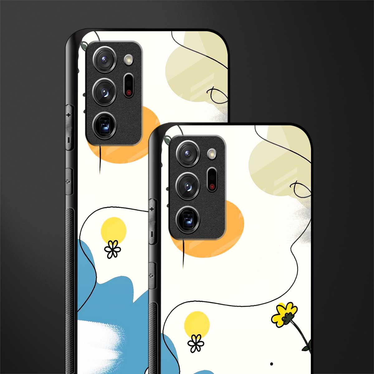 aesthetic pastel forest glass case for samsung galaxy note 20 ultra 5g image-2