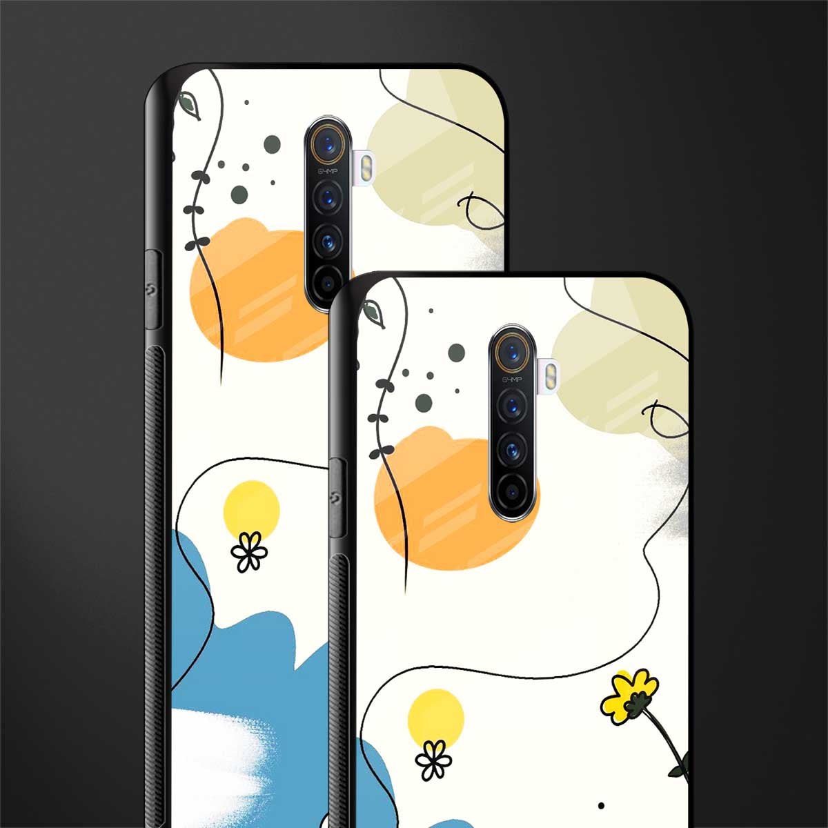 aesthetic pastel forest glass case for realme x2 pro image-2