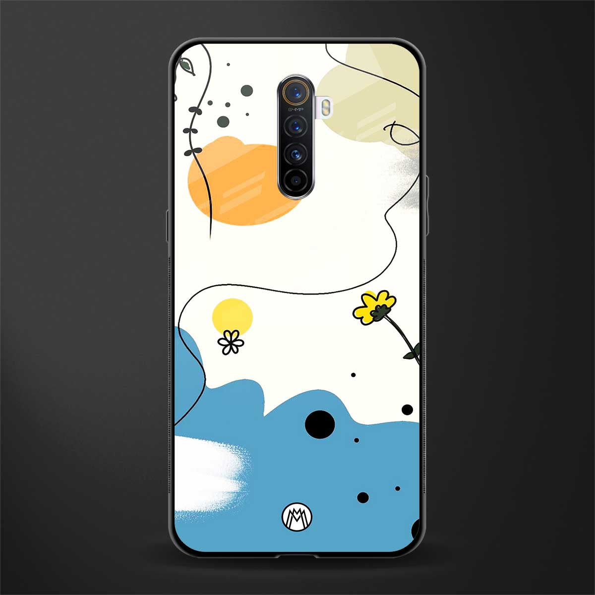 aesthetic pastel forest glass case for realme x2 pro image