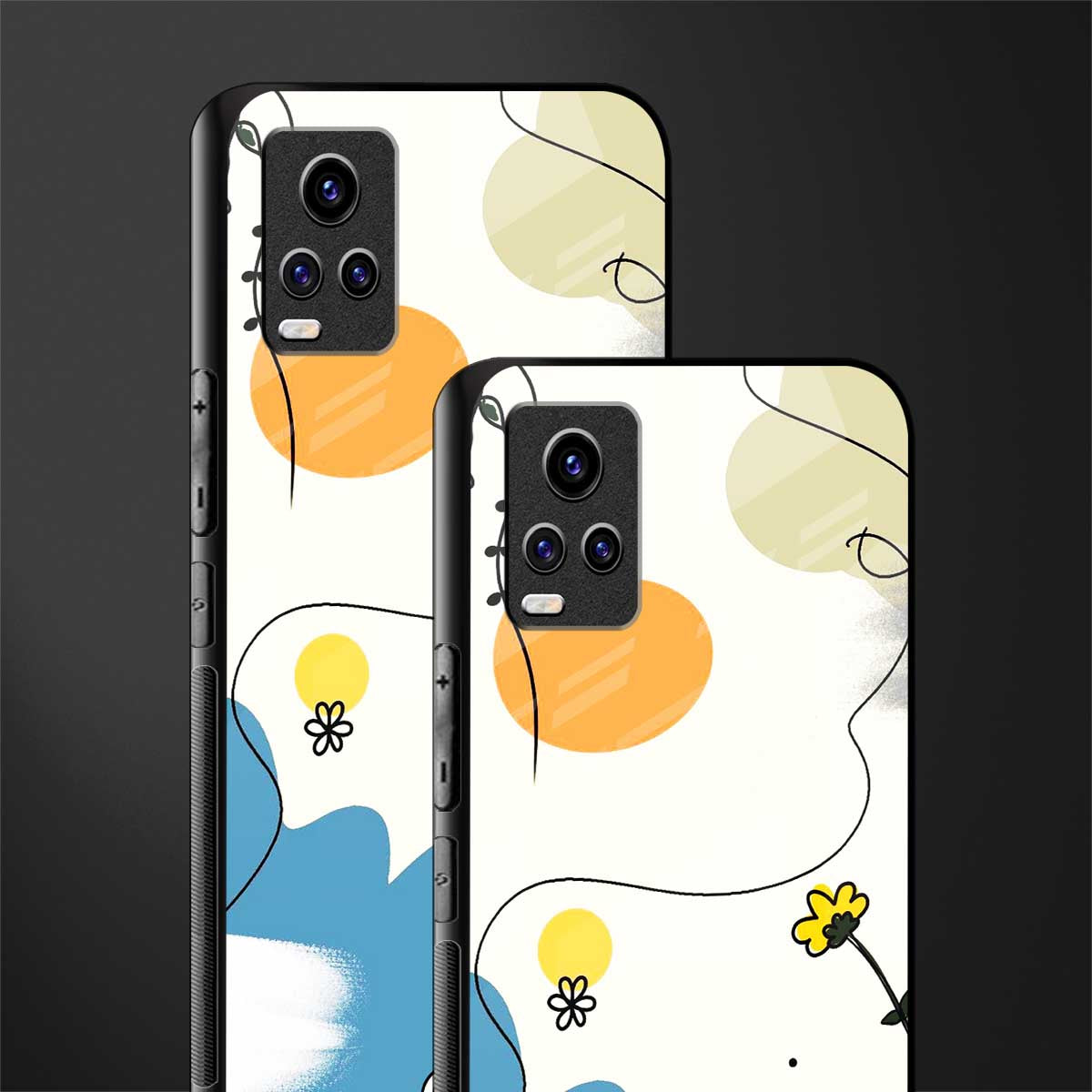 aesthetic pastel forest glass case for vivo v20 image-2