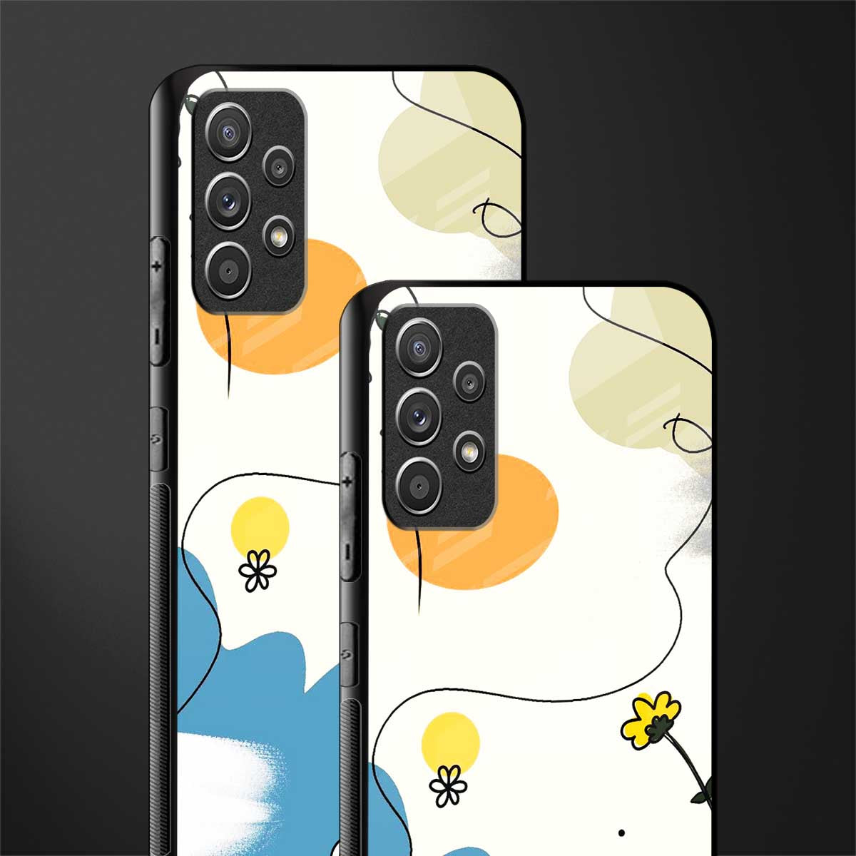 aesthetic pastel forest glass case for samsung galaxy a52 image-2