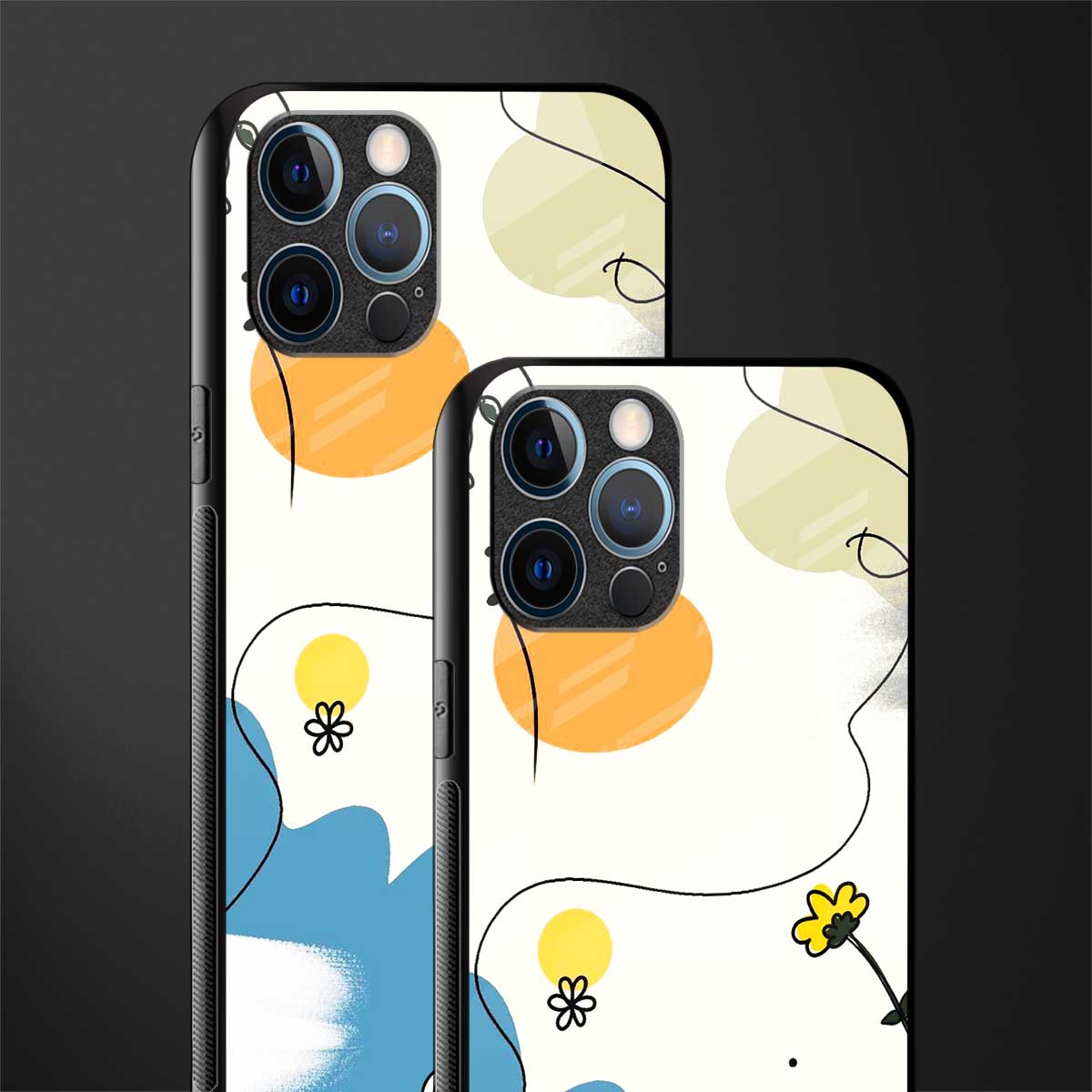 aesthetic pastel forest glass case for iphone 12 pro max image-2