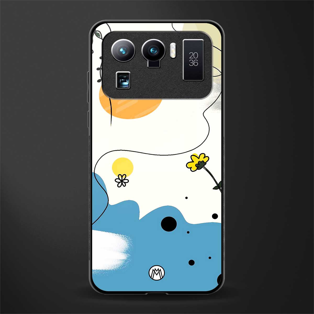 aesthetic pastel forest glass case for mi 11 ultra 5g image
