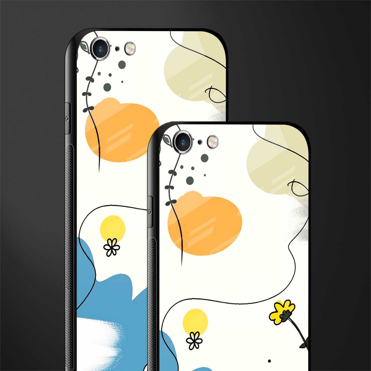 aesthetic pastel forest glass case for iphone 6 image-2