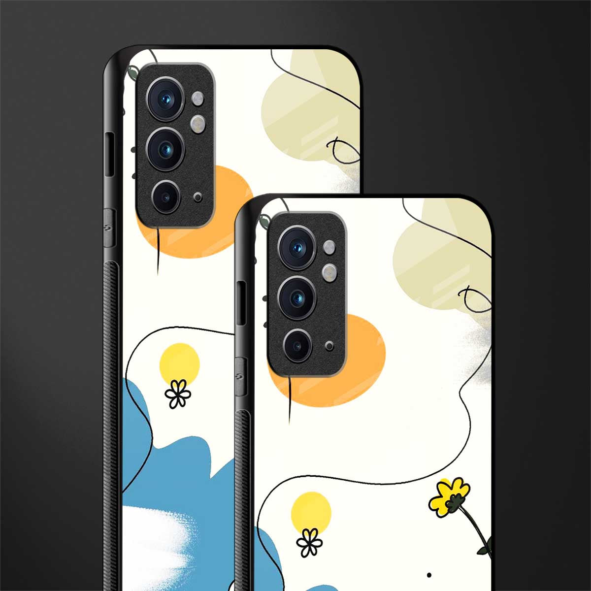 aesthetic pastel forest glass case for oneplus 9rt image-2