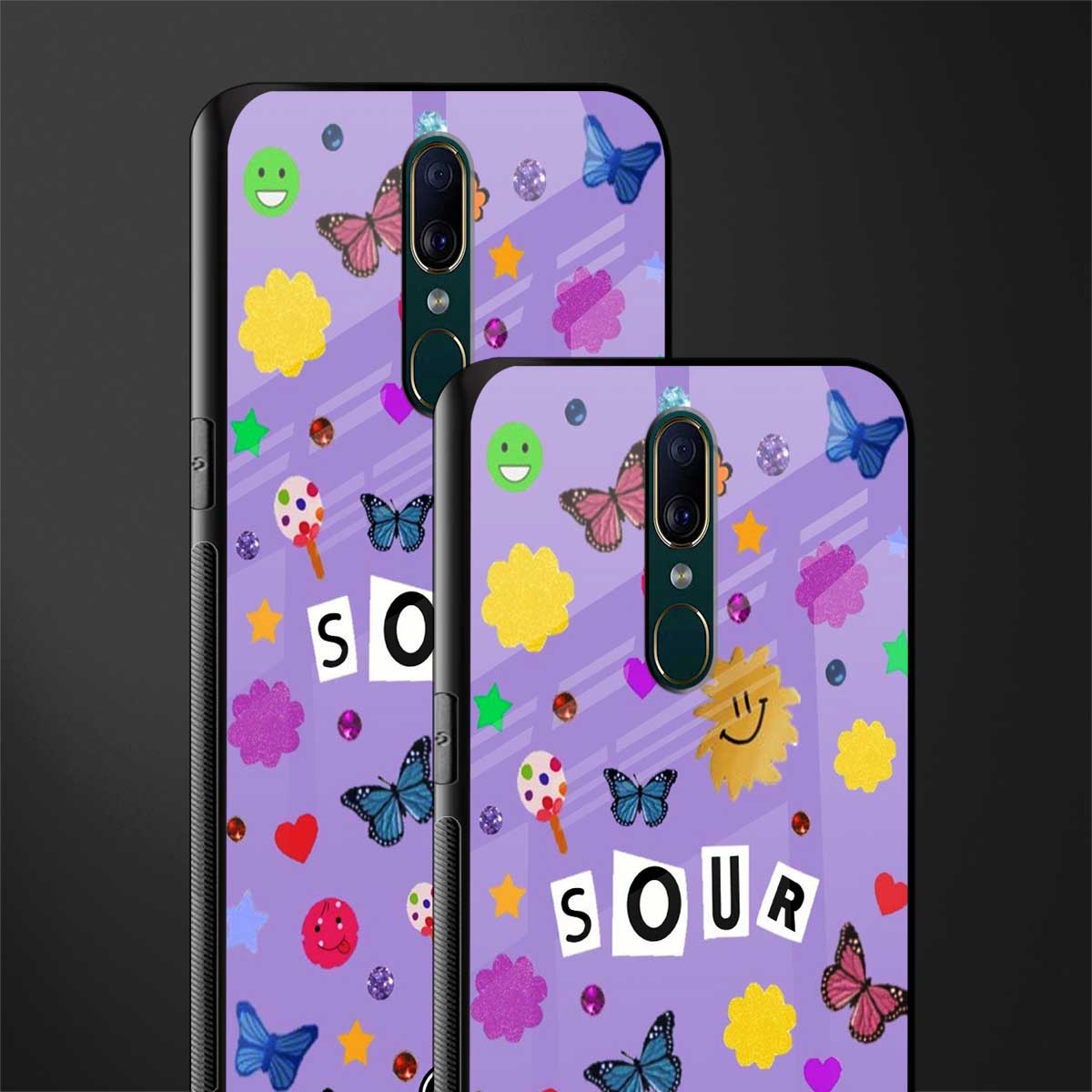 afternoon treat glass case for oppo f11 image-2