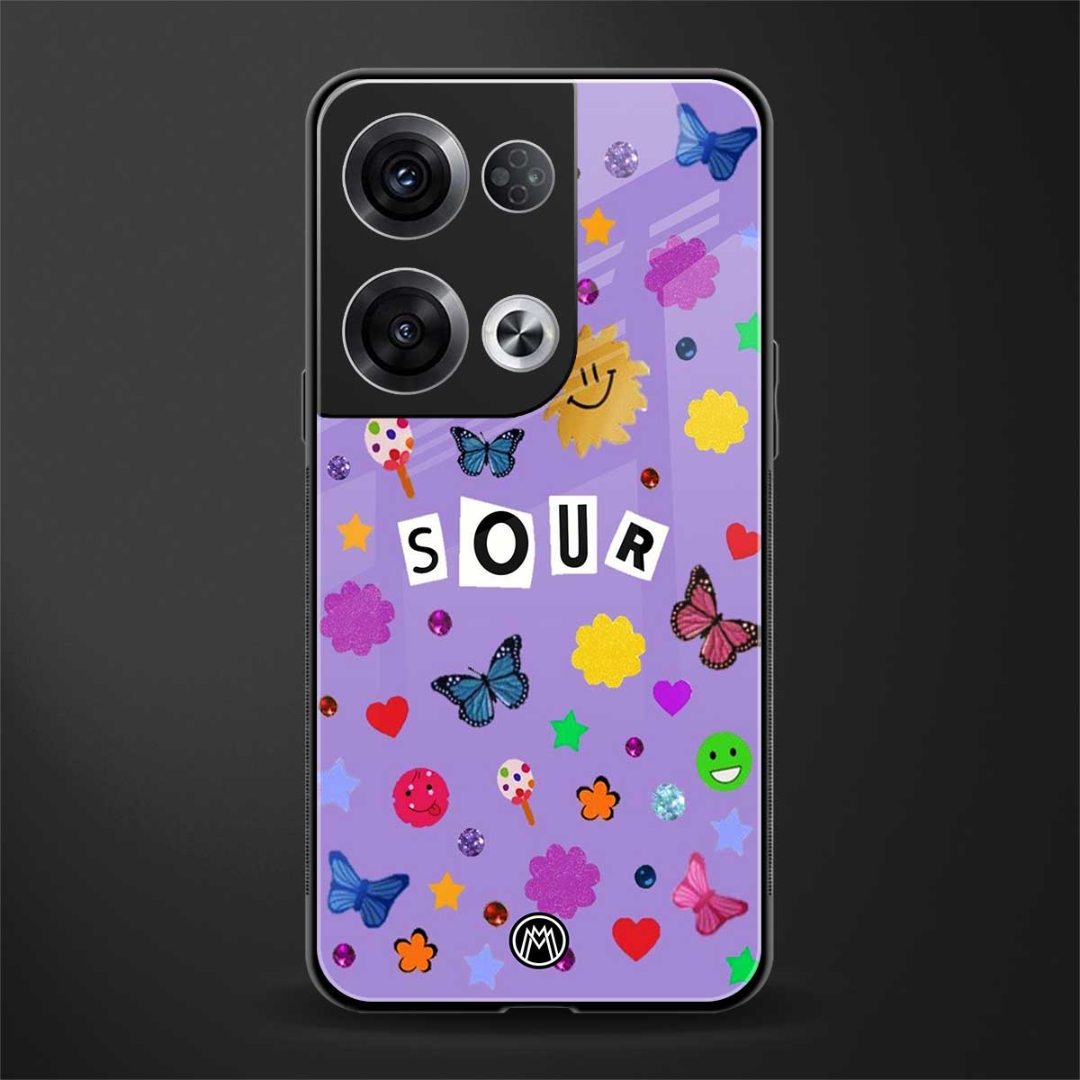 afternoon treat back phone cover | glass case for oppo reno 8 pro