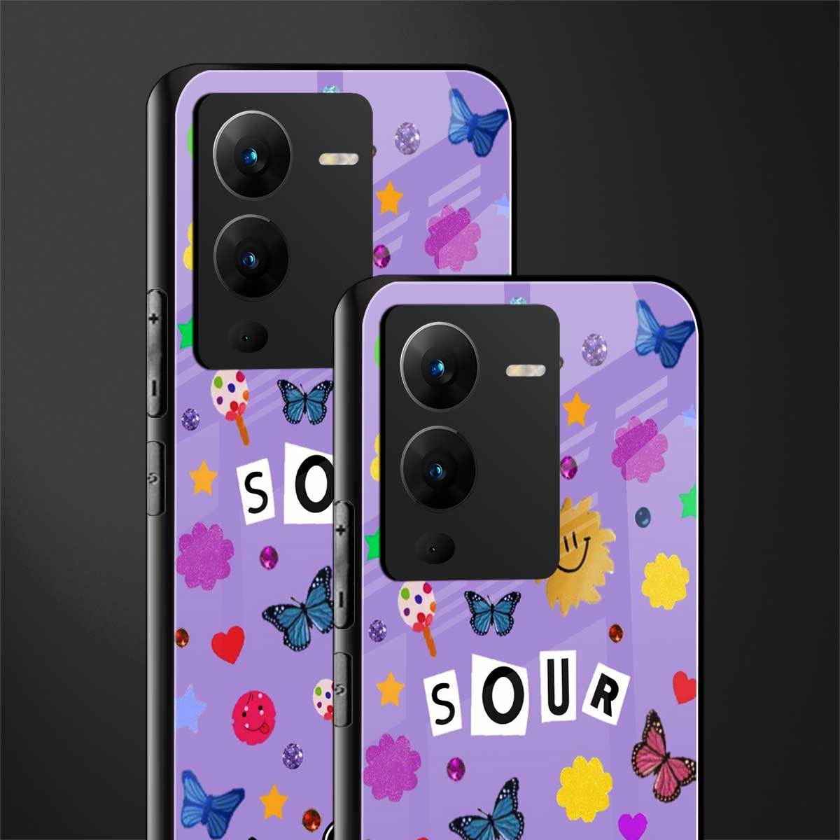 afternoon treat back phone cover | glass case for vivo v25 pro 5g