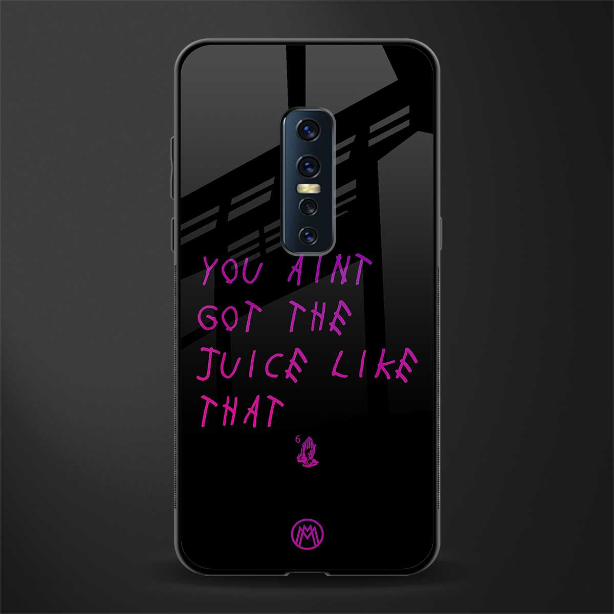 ain't got the juice black edition glass case for vivo v17 pro image
