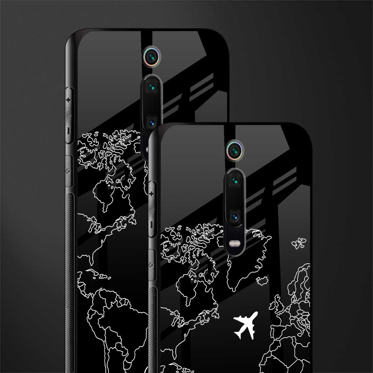 airplane flying wanderlust glass case for redmi k20 image-2
