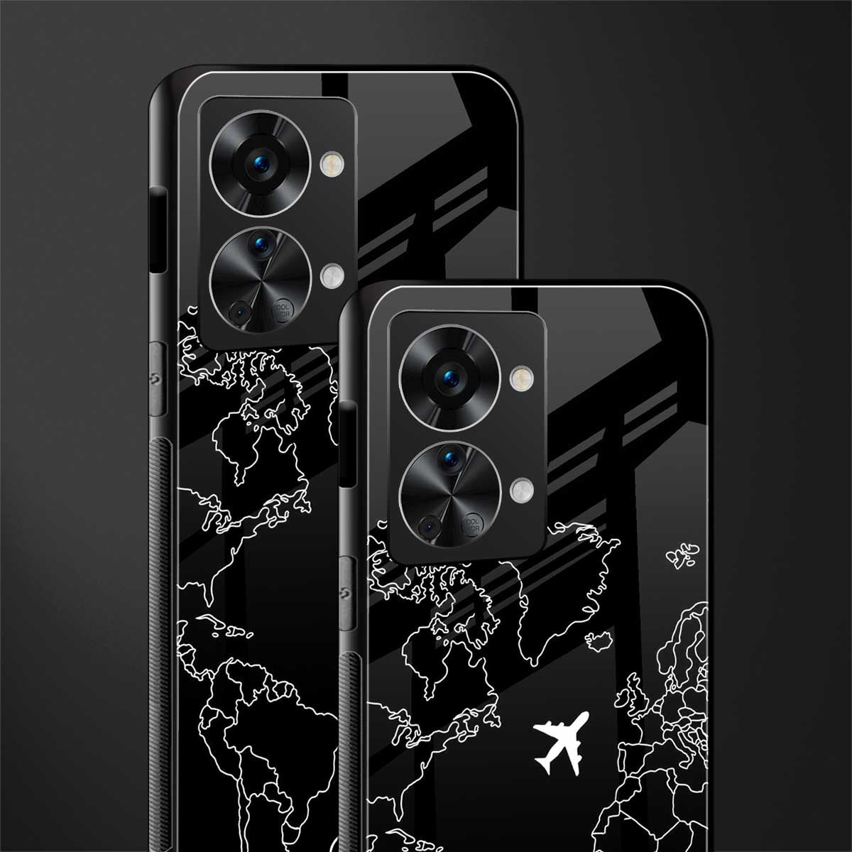 airplane flying wanderlust glass case for phone case | glass case for oneplus nord 2t 5g