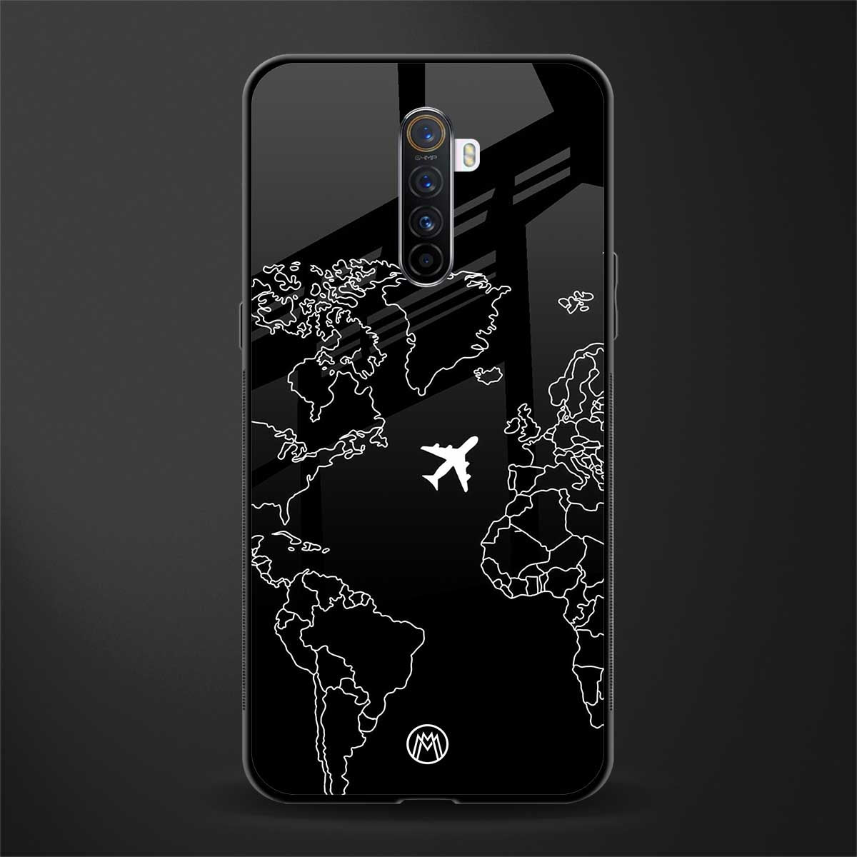 airplane flying wanderlust glass case for realme x2 pro image