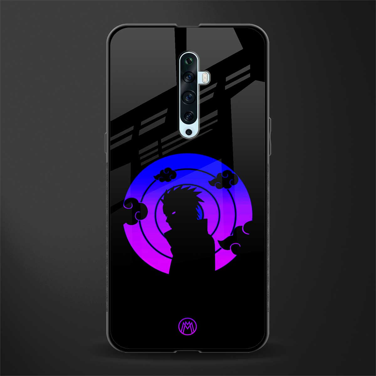 akatsuki minimalistic glass case for oppo reno 2f image