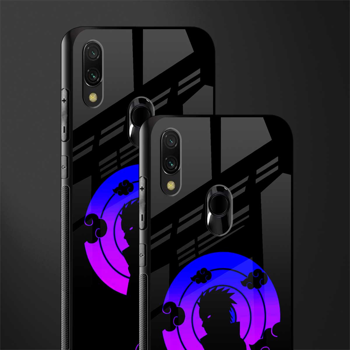 akatsuki minimalistic glass case for redmi y3 image-2