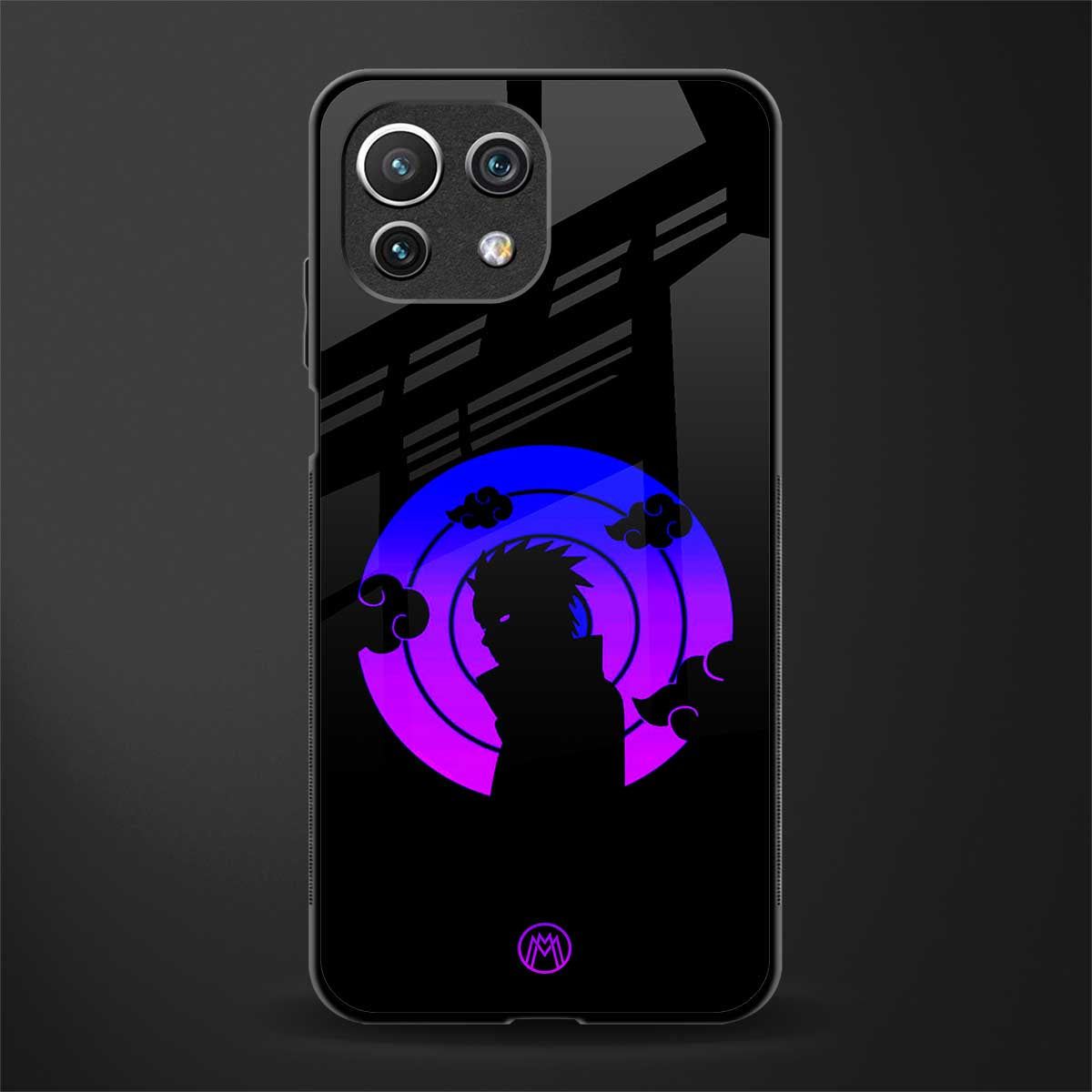 akatsuki minimalistic glass case for mi 11 lite image