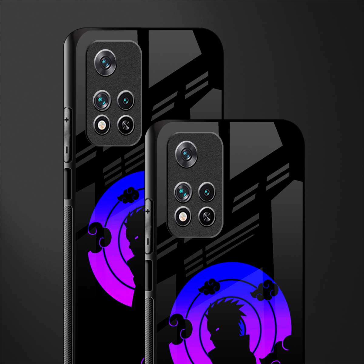 akatsuki minimalistic glass case for poco m4 pro 5g image-2