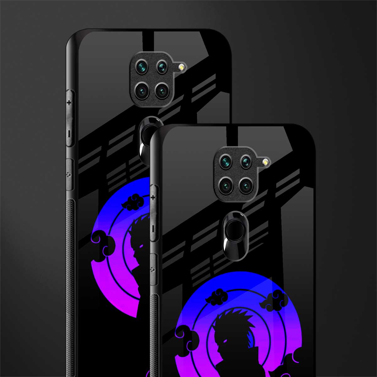 akatsuki minimalistic glass case for redmi note 9 image-2