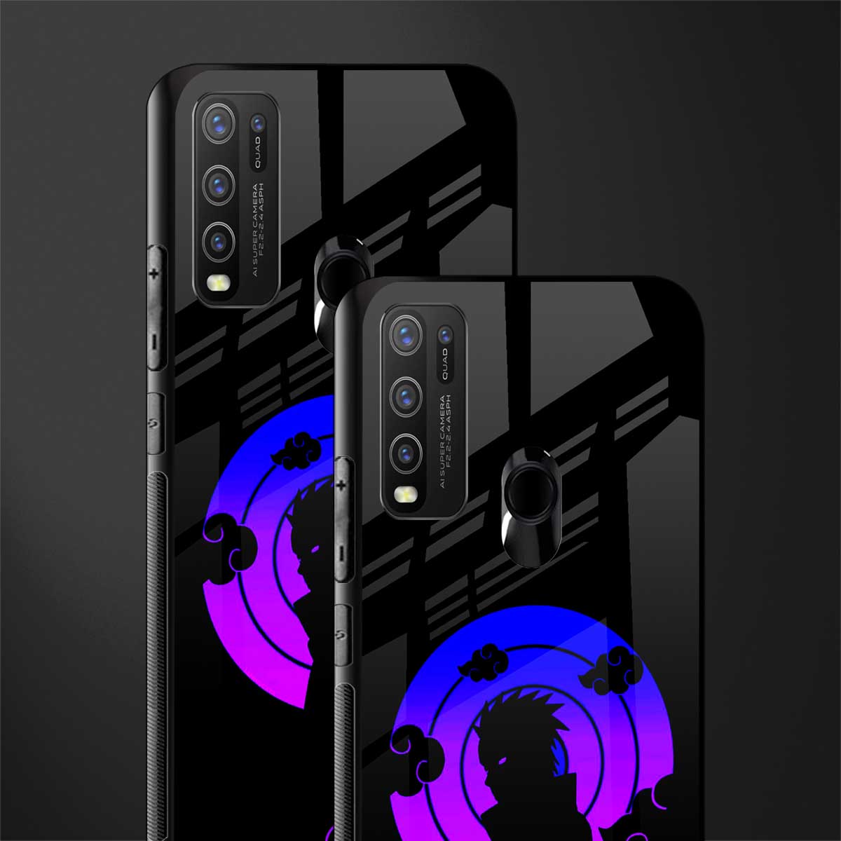 akatsuki minimalistic glass case for vivo y50 image-2
