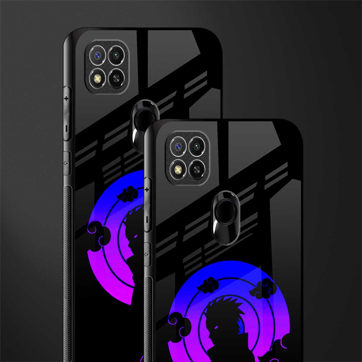 akatsuki minimalistic glass case for redmi 9 image-2