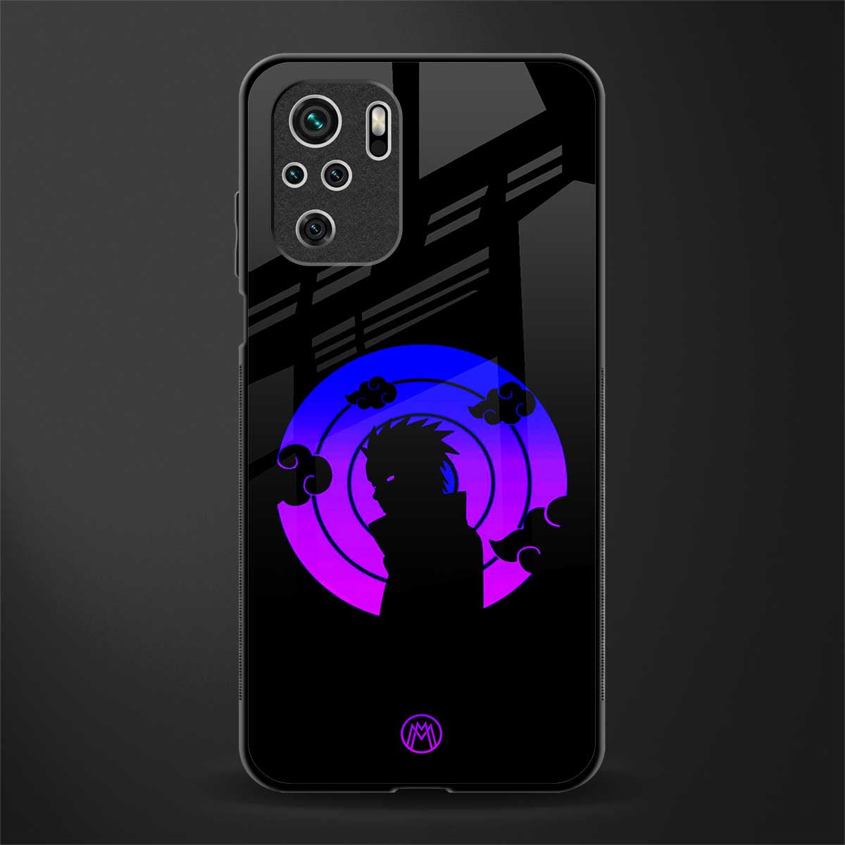akatsuki minimalistic glass case for redmi note 10s image