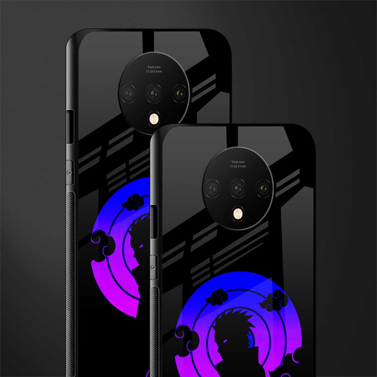 akatsuki minimalistic glass case for oneplus 7t image-2