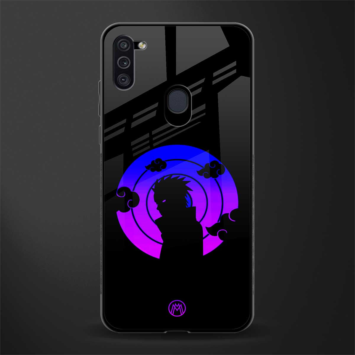 akatsuki minimalistic glass case for samsung galaxy m11 image