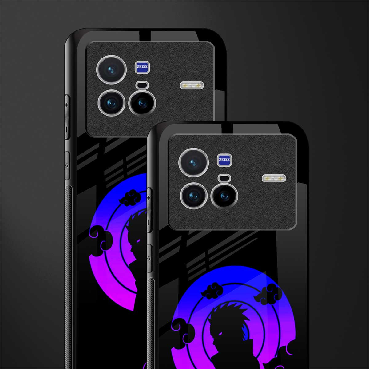 akatsuki minimalistic glass case for vivo x80 image-2