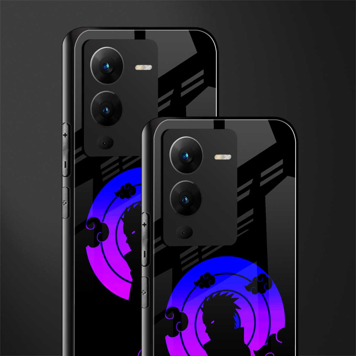 akatsuki minimalistic back phone cover | glass case for vivo v25 pro 5g