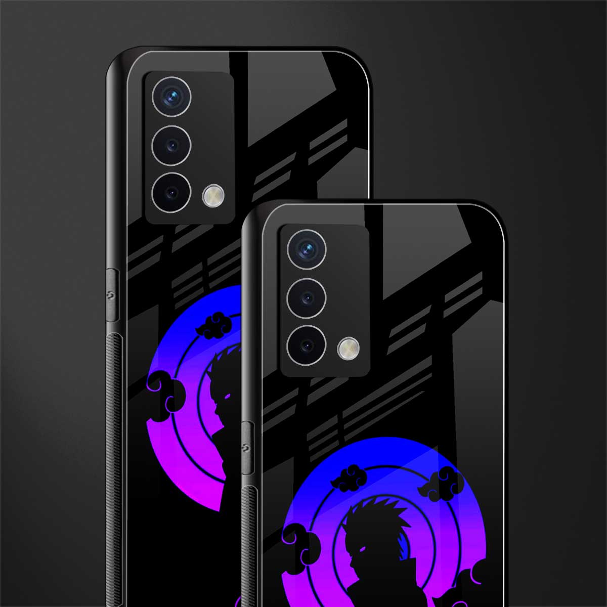 akatsuki minimalistic back phone cover | glass case for oppo a74 4g