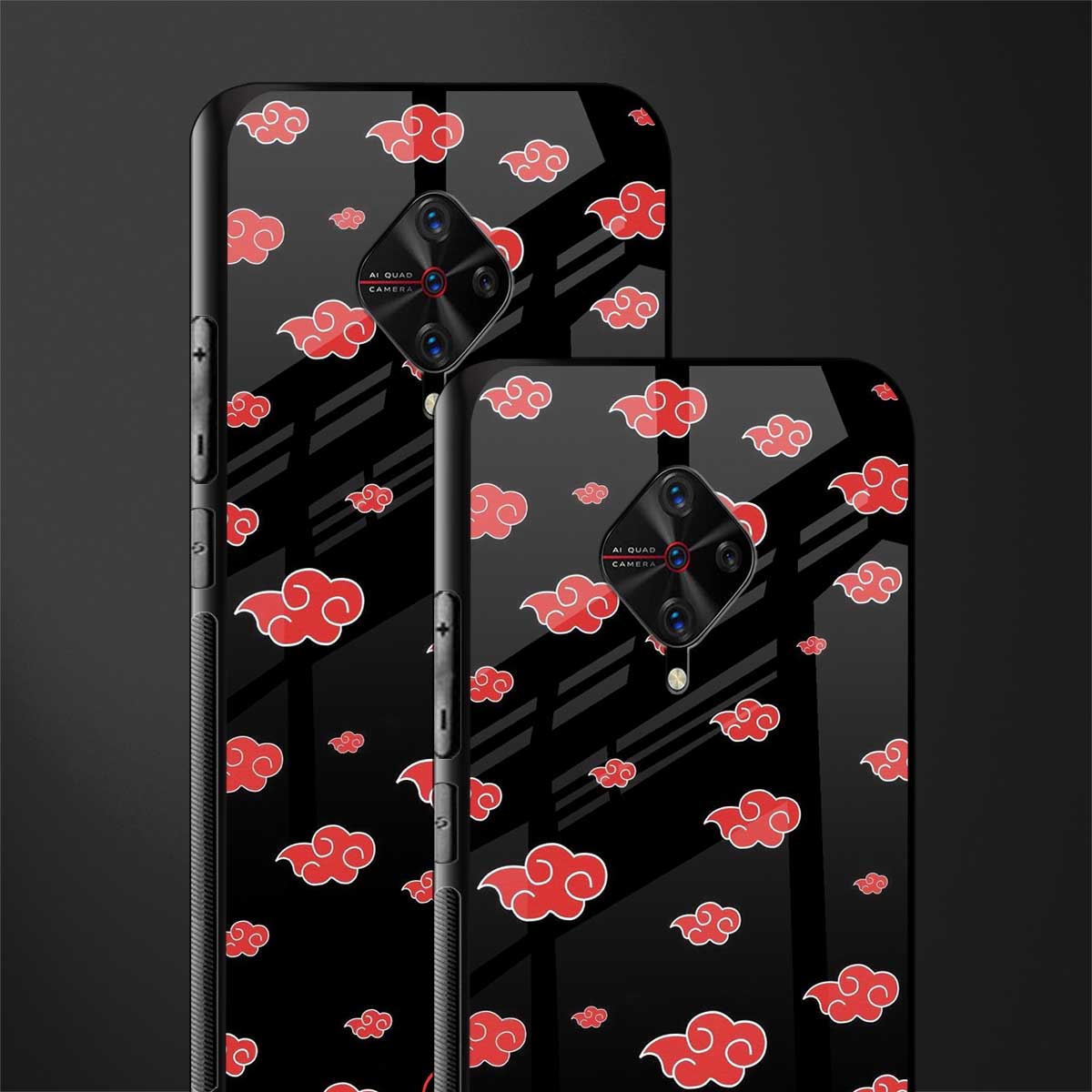 akatsuki naruto anime glass case for vivo s1 pro image-2